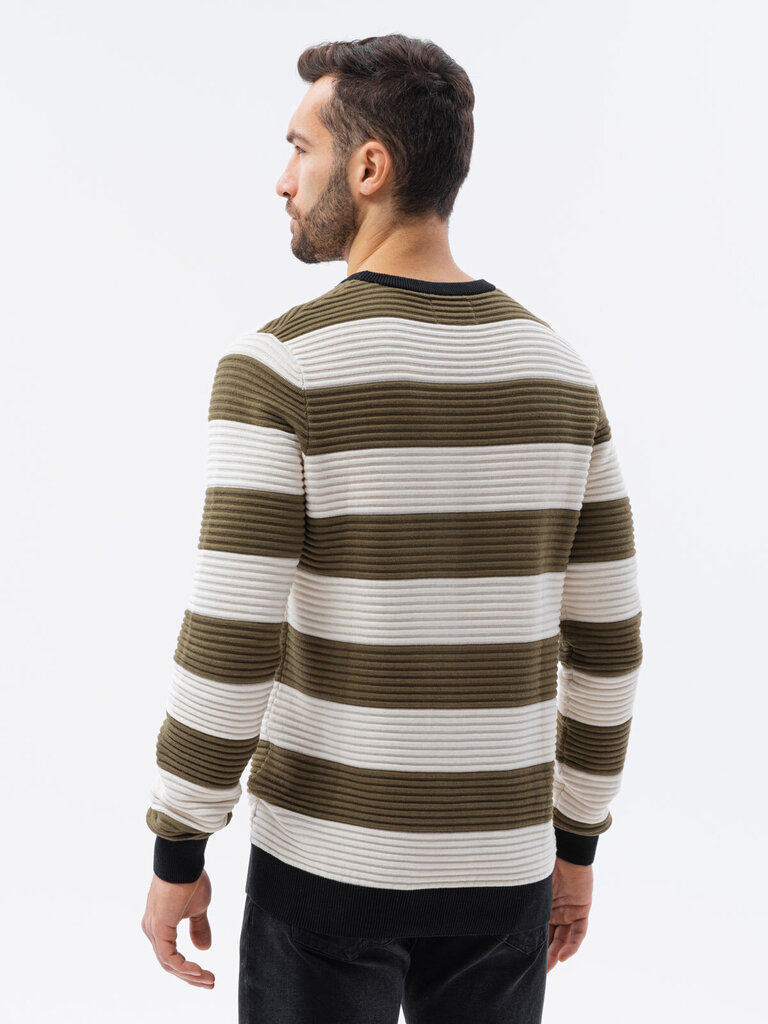 Vīriešu džemperis Ombre E189 olīvu cena un informācija | Vīriešu džemperi | 220.lv