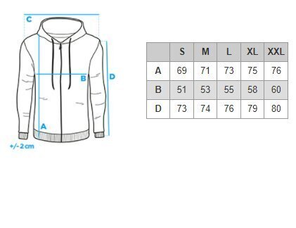 Vīriešu džemperis Ombre B1083 zils cena un informācija | Vīriešu jakas | 220.lv