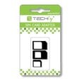 Techly SIM card adapter, SIM, nano-SIM, Micro-SIM