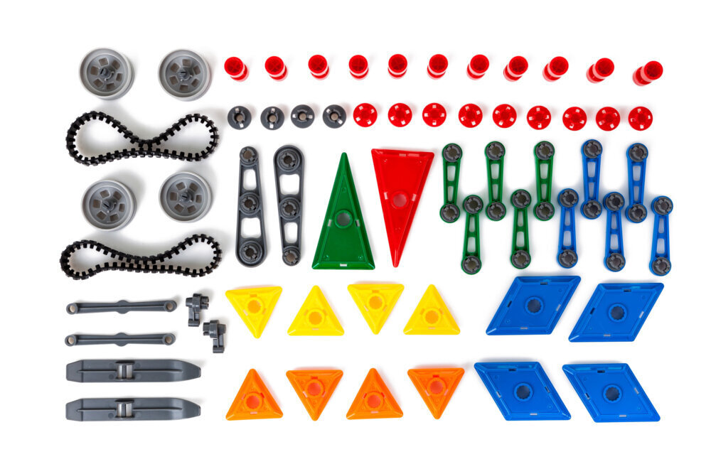 Magnētiskas telpiskas figūras, 162 gab. cena un informācija | Konstruktori | 220.lv