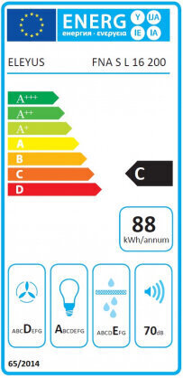 Eleyus FNA S L16 200 60WH cena un informācija | Tvaika nosūcēji | 220.lv