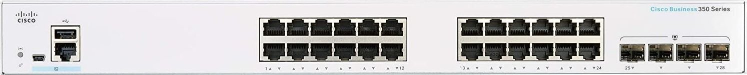 Komutators Cisco CBS350-24T-4G-EU cena un informācija | Komutatori (Switch) | 220.lv