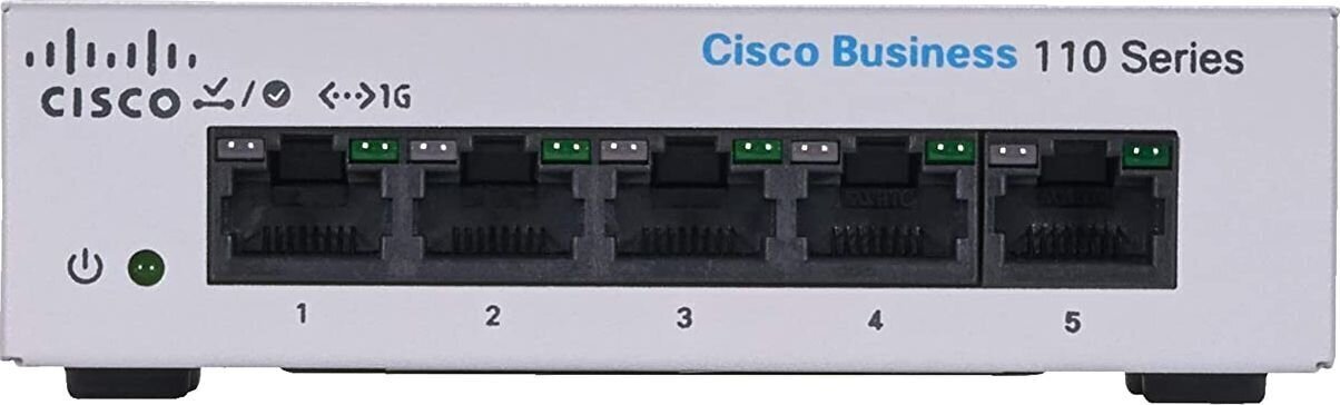 Komutators Cisco CBS110-5T-D-EU цена и информация | Komutatori (Switch) | 220.lv