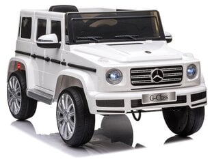 Elektromobilis bērniem Mercedes G500 balts cena un informācija | Bērnu elektroauto | 220.lv