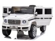 Elektromobilis bērniem Mercedes G500 balts cena un informācija | Bērnu elektroauto | 220.lv