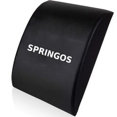Подушка под спину Springos, черная цена и информация | Другие товары для фитнеса | 220.lv