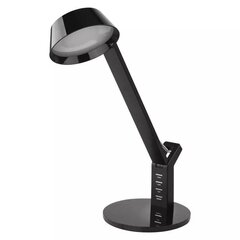 LED galda lampa Simon usb Dimm, melna 8 W cena un informācija | Galda lampas | 220.lv
