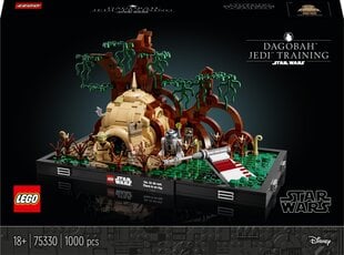 75330 LEGO® Star Wars Dagobah planētas džedu treniņi uz diorāmas цена и информация | Конструкторы и кубики | 220.lv