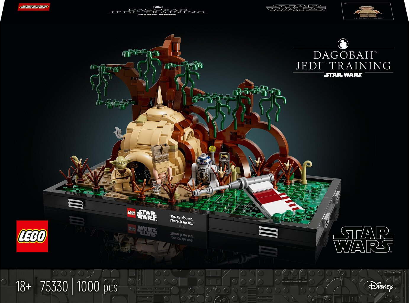 75330 LEGO® Star Wars Dagobah planētas džedu treniņi uz diorāmas цена и информация | Konstruktori | 220.lv