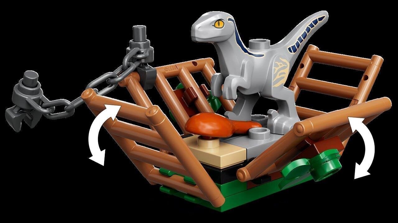 76946 LEGO® Jurassic World Velociraptoru Blū un Betas notveršana cena un informācija | Konstruktori | 220.lv