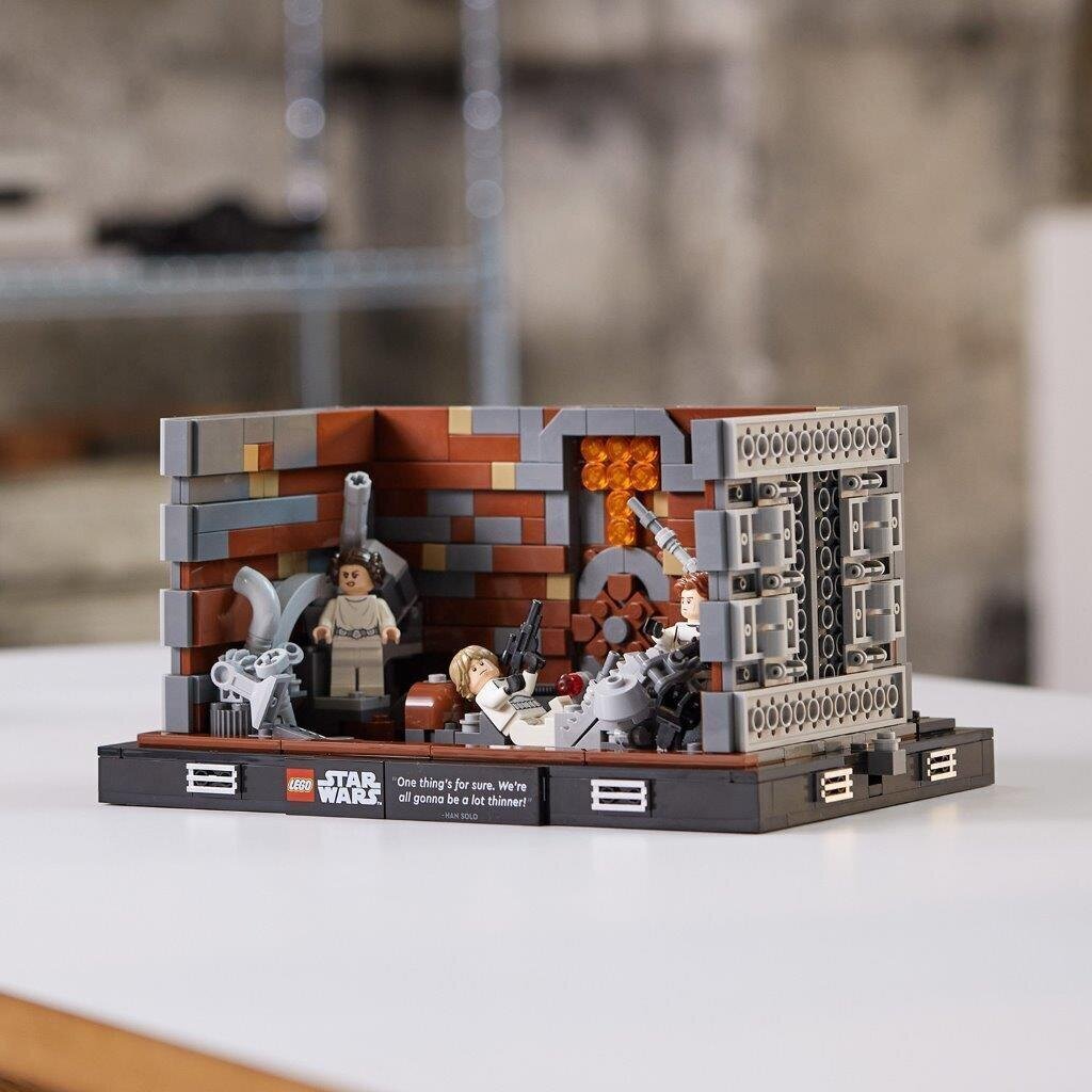 75339 LEGO® Star Wars Death Star atkritumu presētāja diorāma цена и информация | Konstruktori | 220.lv