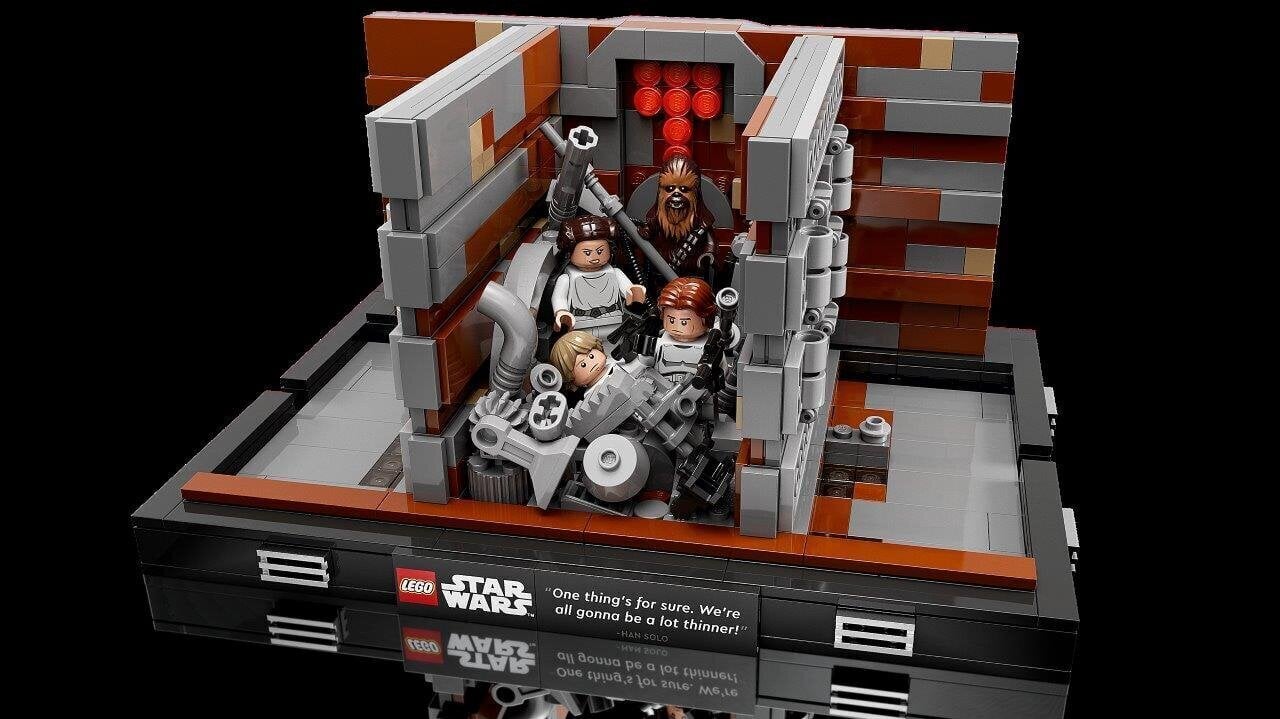 75339 LEGO® Star Wars Death Star atkritumu presētāja diorāma cena un informācija | Konstruktori | 220.lv