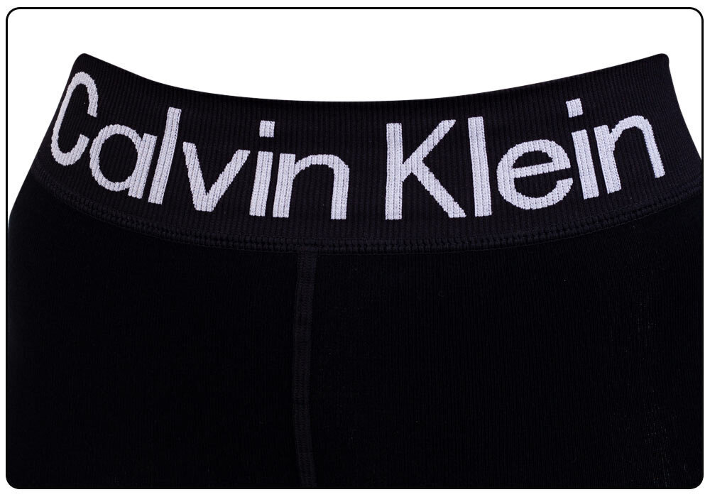 Legingi no mikrošķiedras Calvin Klein, melni 701218762 001 39773 цена и информация | Sporta apģērbs sievietēm | 220.lv