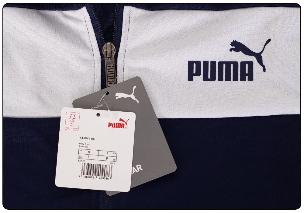 Sporta tērps vīriešiem Puma POLY SUIT, tumši zils 845844 06 39956 cena un informācija | Sporta apģērbs vīriešiem | 220.lv