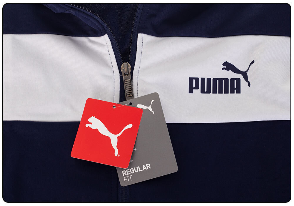 Sporta tērps vīriešiem Puma POLY SUIT, tumši zils 845844 06 39956 cena un informācija | Sporta apģērbs vīriešiem | 220.lv