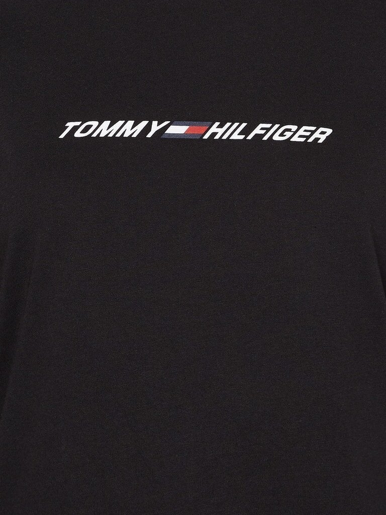 T-krekls sievietēm Tommy Hilfiger T-SHIRT REGULAR C-NK GRAPHIC TEE SS, melns S10S101016 BDS 40383 цена и информация | T-krekli sievietēm | 220.lv