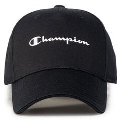 Спортивная кепка Champion Script Logo, чёрная S6438326 цена и информация | Мужские шарфы, шапки, перчатки | 220.lv