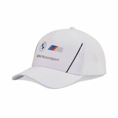 Спортивная кепка Puma BMW Motorsport, белая S6438729 цена и информация | Мужские шарфы, шапки, перчатки | 220.lv