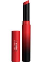Lūpu krāsa Maybelline New York Color Sensational Ultimatte 2 g, 199 More Ruby cena un informācija | Lūpu krāsas, balzāmi, spīdumi, vazelīns | 220.lv