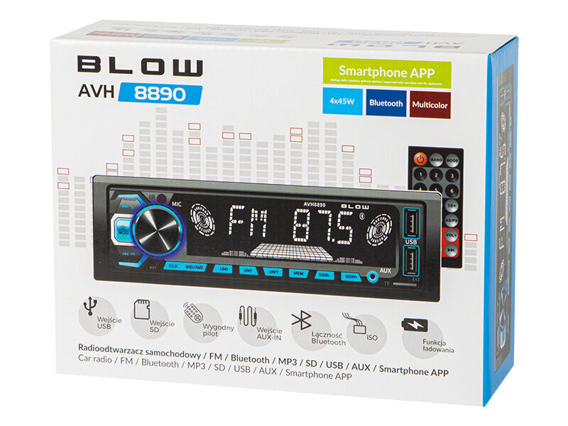 Blow AVH-8890 MP3 cena un informācija | Auto magnetolas, multimedija | 220.lv