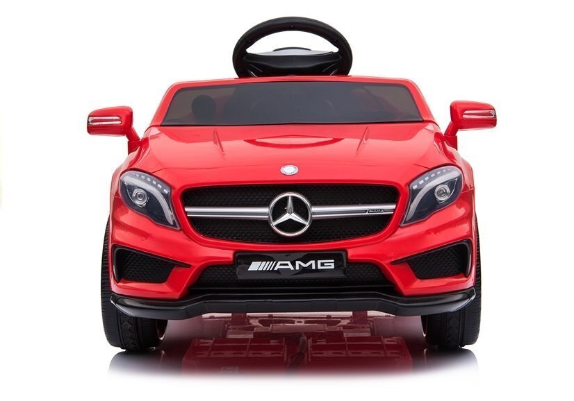 Elektromobilis bērniem Mercedes GLA 45 sarkans lakots цена и информация | Bērnu elektroauto | 220.lv