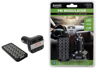 FM raidītājs ar Bluetooth, USB uzlādes ligzda cena un informācija | FM Modulatori | 220.lv