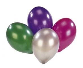 Baloni - metāliski, dažādi, 8 gab. / 25,4cm / 10" цена и информация | Шарики | 220.lv