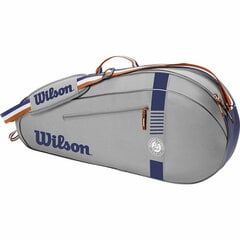 Tenisa soma Wilson Roland Garros Team 3, pelēka cena un informācija | Āra tenisa preces | 220.lv