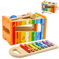 Koka ksilofons, 2in1 цена и информация | Игрушки для малышей | 220.lv