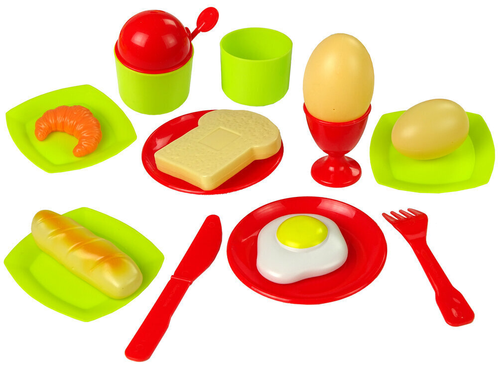 Rotaļlietu trauku un pārtikas produktu komplekts, 42gab. cena un informācija | Rotaļlietas meitenēm | 220.lv