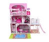 Koka leļļu mājiņa, rozā cena un informācija | Rotaļlietas meitenēm | 220.lv