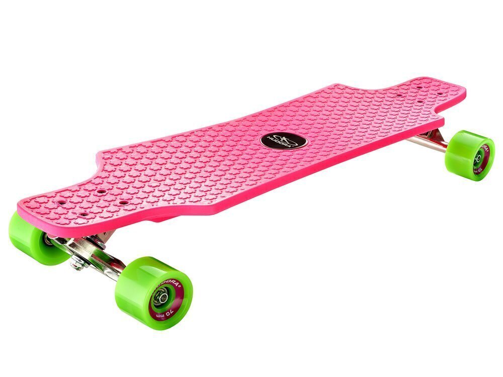 Skrituļdēlis Longboard Hudora Cruiser Star, 76cm, Rozā цена и информация | Skrituļdēļi | 220.lv