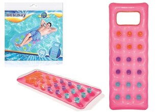 Bestway piepūšamais peldēšanas matracis 188 x 71 cm, rozā cena un informācija | Piepūšamās rotaļlietas un pludmales preces | 220.lv