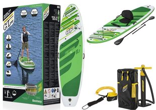 Piepūšamais SUP dēlis Bestway 340 x 89 x 15 cm cena un informācija | SUP dēļi, sērfa dēļi un piederumi | 220.lv