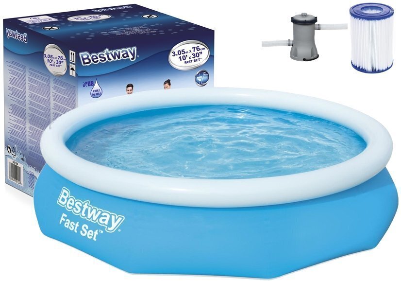 Bestway piepūšamais baseins 305 x 76 cm cena un informācija | Baseini | 220.lv