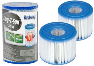 Bestway "Lay-Z-Spa" sūkņa filtrs cena un informācija | Baseina filtri | 220.lv