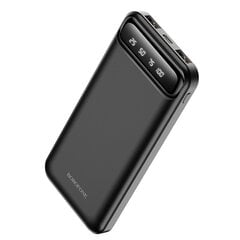 Ārējais-akumulators, Power Bank Borofone BJ14 Type-C microUSB 2*USB (2A) 10000mAh, melns cena un informācija | Lādētāji-akumulatori (Power bank) | 220.lv