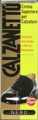 Крем для обуви Calzanetto, чёрный цвет,  50 мл цена и информация | Для ухода за обувью и одеждой | 220.lv