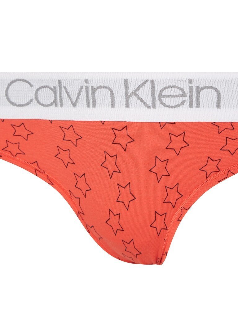 Biksītes-bikini sievietēm CALVIN KLEIN, 1 pāris, sarkanas 000QD3752E W2Q 40716 cena un informācija | Sieviešu biksītes | 220.lv