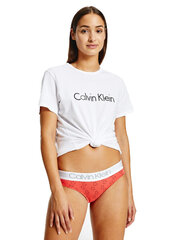 Biksītes-bikini sievietēm CALVIN KLEIN, 1 pāris, sarkanas 000QD3752E W2Q 40716 cena un informācija | Sieviešu biksītes | 220.lv