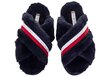 Čības sievietēm Tommy Hilfiger OMMY FURRY HOME SLIPPER, tumši zilas FW0FW06314 0GY 40402 cena un informācija | Iešļūcenes, čības sievietēm | 220.lv