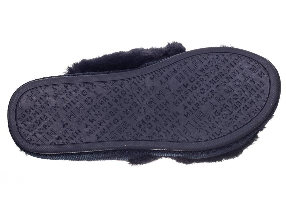 Čības sievietēm Tommy Hilfiger OMMY FURRY HOME SLIPPER, tumši zilas FW0FW06314 0GY 40402 cena un informācija | Iešļūcenes, čības sievietēm | 220.lv