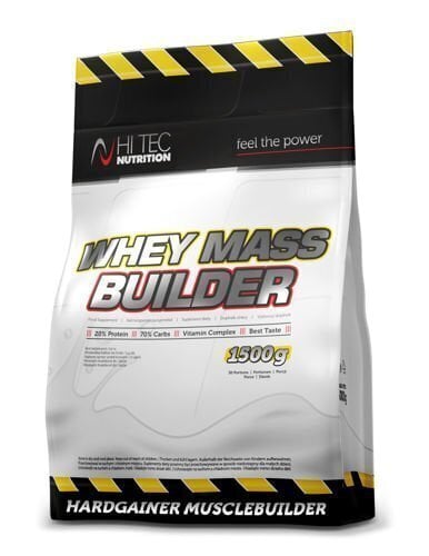 Uztura bagātinātājs Hi Tec Whey Mass Builder 1500 g.Chocolate Flavor cena un informācija | Uztura bagātinātāji, preparāti muskuļu masas palielināšanai | 220.lv