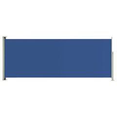 vidaXL izvelkama sānu markīze, 117x300 cm, zila цена и информация | Зонты, маркизы, стойки | 220.lv