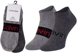 Zeķes vīriešiem Calvin Klein, 2 pāri, pelēkas 701218712 003 39849 цена и информация | Мужские носки | 220.lv