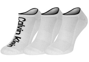 Мужские носки CALVIN KLEIN 3 пары, белые 701218724 002 39862 цена и информация | Мужские носки | 220.lv