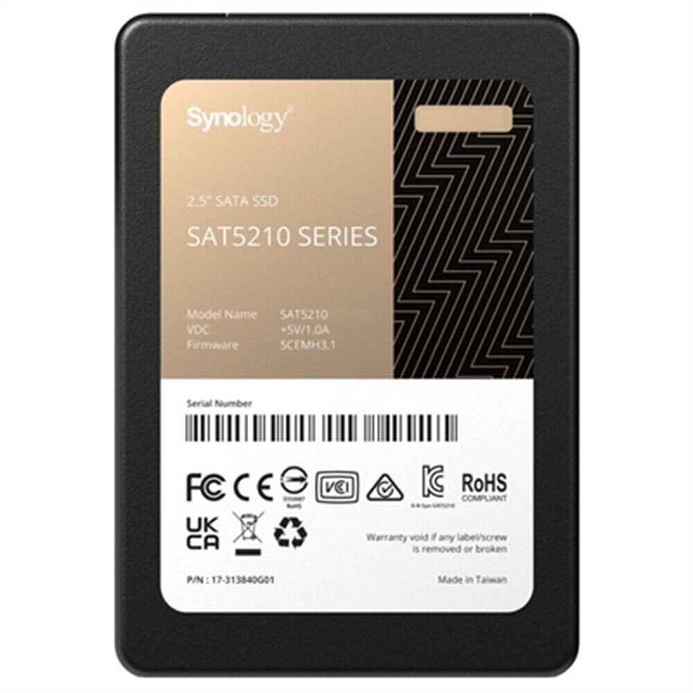 Synology SAT5210-960G 960 GB Sata 2,5" BFN-BB-S0232528 cena un informācija | Ārējie cietie diski | 220.lv