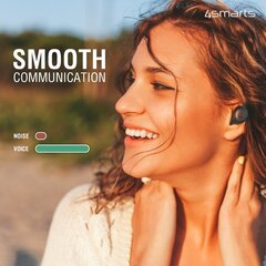 Наушники 4smarts TWS Eara Core Bluetooth 5.0 Стерео с микрофоном + Wireless чехол цена и информация | Наушники | 220.lv