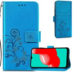 Maciņš Flower Book Samsung A136 A13 5G, zils cena un informācija | Telefonu vāciņi, maciņi | 220.lv