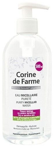 Micelārais sejas mazgāšanas līdzeklis Corine de Farme 500 ml cena un informācija | Sejas ādas kopšana | 220.lv